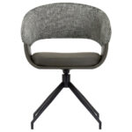 STOELEN, metaal, textiel groen, zwart, wit thumbnail 3