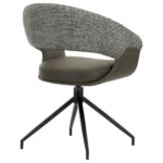 STOELEN, metaal, textiel groen, zwart, wit thumbnail 4