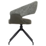 STOELEN, metaal, textiel groen, zwart, wit thumbnail 6
