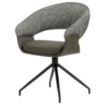 STOELEN, metaal, textiel groen, zwart, wit thumbnail 7