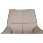 STOELEN, metaal, leer, zwart, bruingrijs thumbnail 7