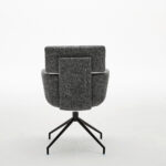 STOELEN, metaal, textiel zwart, donkergrijs thumbnail 6
