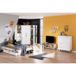 LAGE KAST wit, eikenkleur thumbnail 2