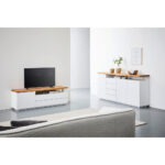LAGE KAST wit, eikenkleur thumbnail 2