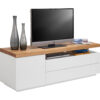 LAGE KAST wit, eikenkleur