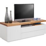 LAGE KAST wit, eikenkleur thumbnail 1