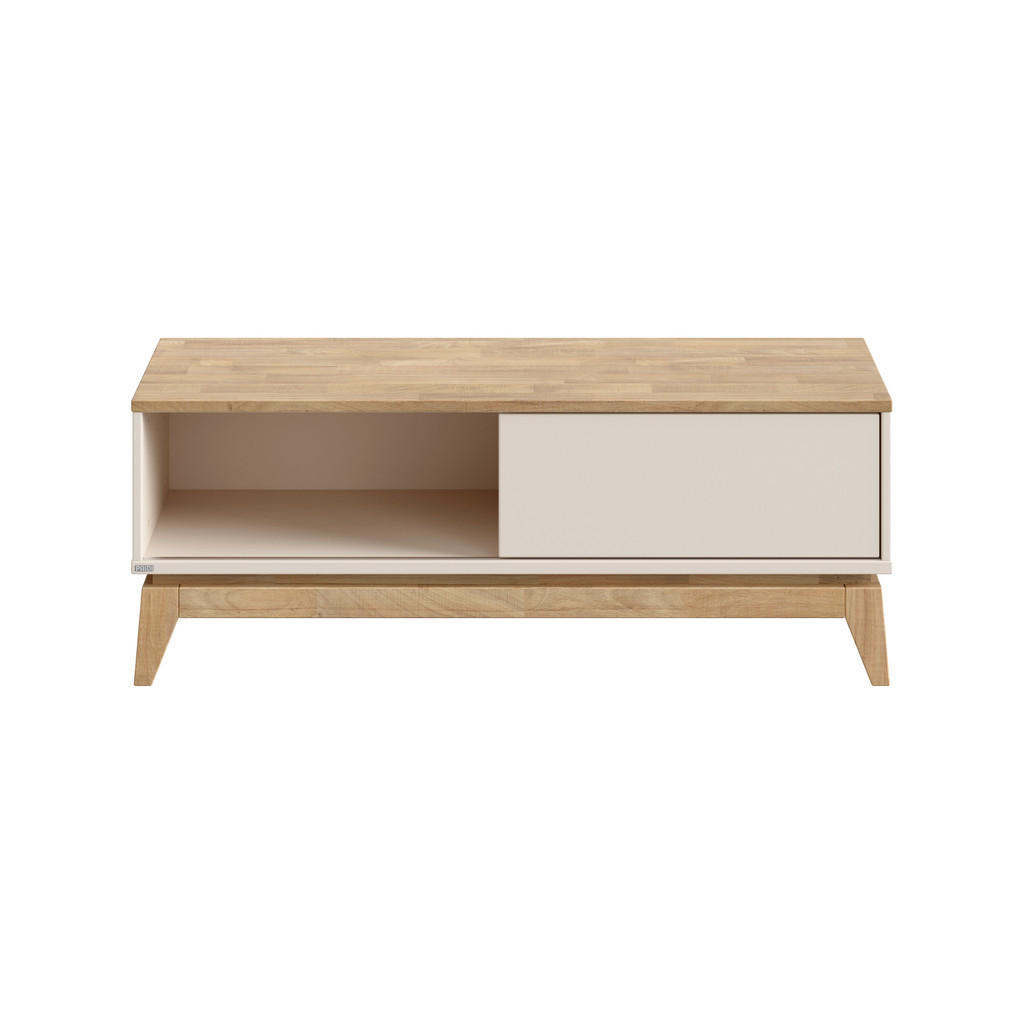 LAGE KAST, eikenkleur, beige