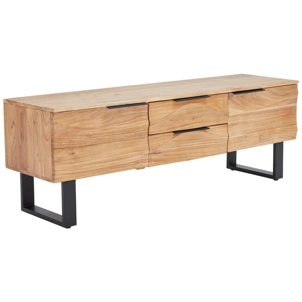 LAGE KAST zwart, acaciakleur