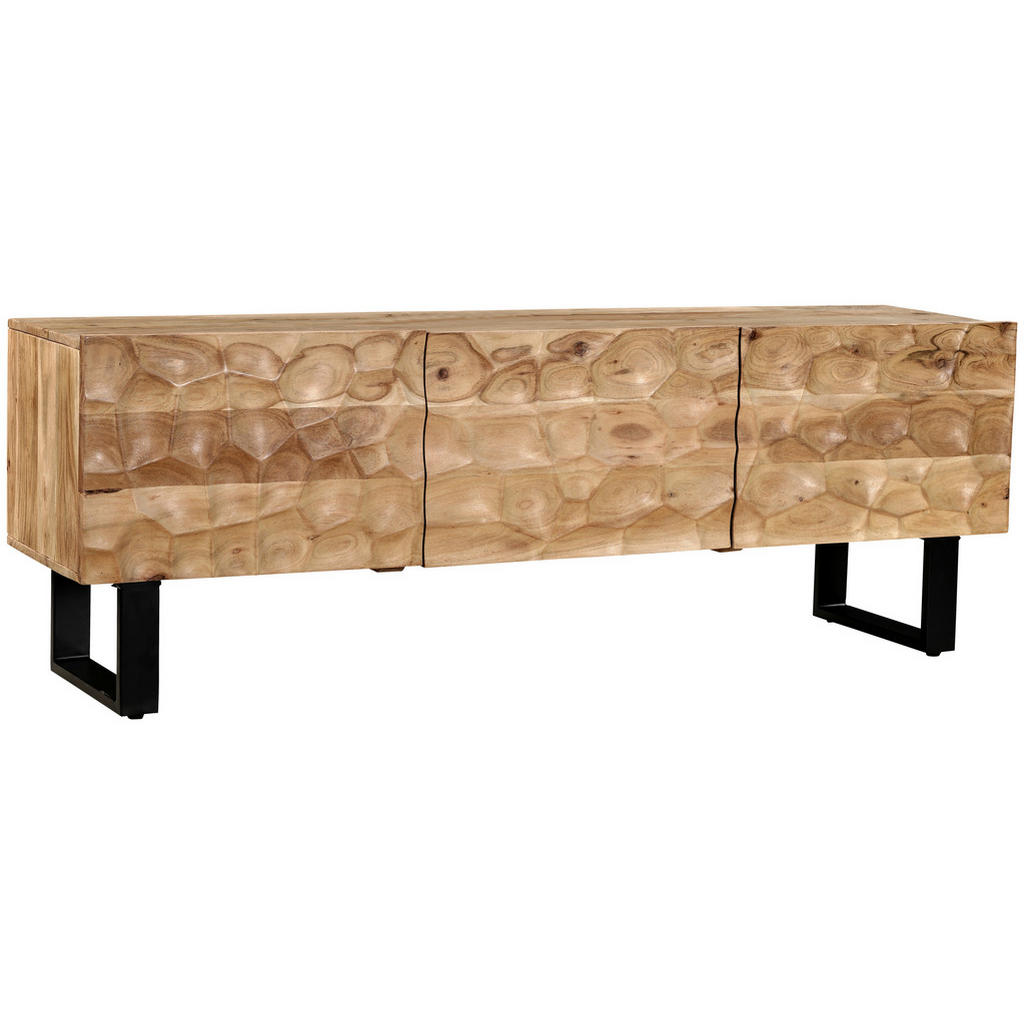 LAGE KAST, acaciakleur, zwart