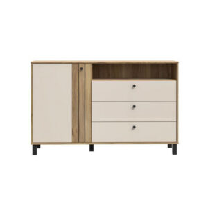 LAGE KAST, eikenkleur, gebakken kleur