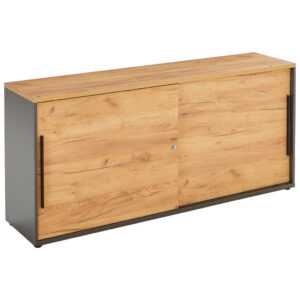 LAGE KAST, grafietkleur, eikenkleur