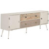 LAGE KAST, natuurlijke kleur, wit
