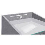 BEDZIJKAST, grijs thumbnail 6