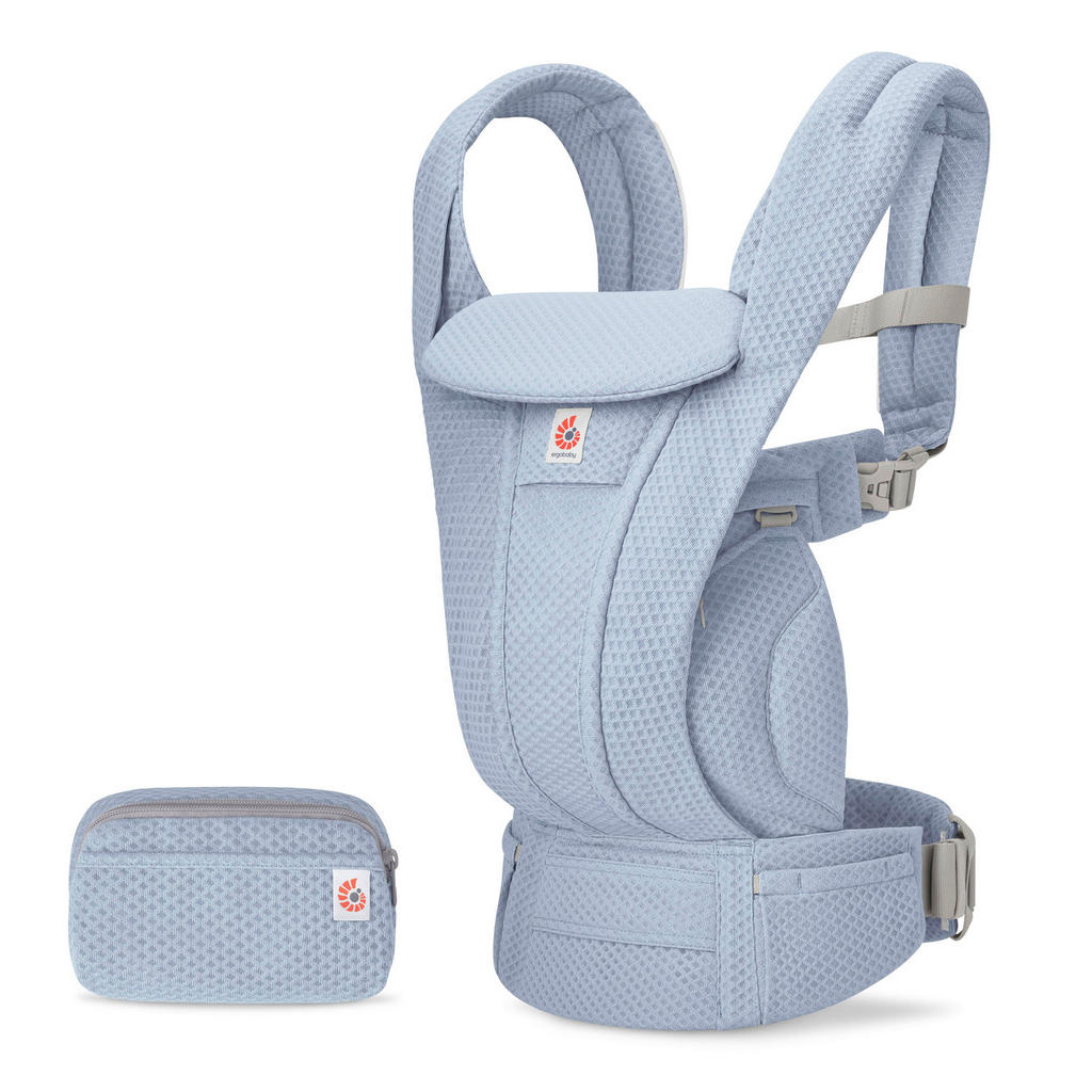 BABYDRAAD Omni Deluxe Mesh lichtblauw