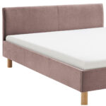 GESTOFFEERD BED 120 cm x 200 cm, antiekroze textiel thumbnail 7