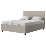 GESTOFFEERDE BEDDEN x, textiel, leer, houtmateriaal be鈈 thumbnail 1