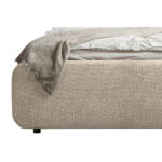 GESTOFFEERD BED 160 cm x 200 cm, hout, kunststof, textiel, houtmateriaal natuurlijke kleur thumbnail 7