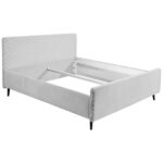 GESTOFFEERD BED 180 cm x 200 cm, textiel, houtmateriaal olijfgroen thumbnail 6