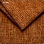 GESTOFFEERD BED 180 cm x 200 cm, hout, textiel, houtmateriaal steenbruin thumbnail 3