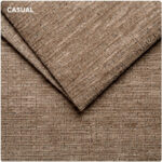 GESTOFFEERD BED 180 cm x 200 cm, hout, textiel, houtmateriaal bruin thumbnail 3