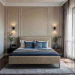 GESTOFFEERD BED 180 cm x 200 cm, hout, textiel, houtmateriaal bruin thumbnail 5