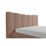 GESTOFFEERD BED 180 cm x 200 cm, hout, textiel, houtmateriaal roze thumbnail 7
