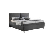 GESTOFFEERD BED 180 cm x 200 cm, donkergrijs textiel thumbnail 1