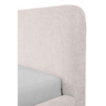 GESTOFFEERD BED 180 cm x 200 cm, hout, kunststof, textiel, houtmateriaal parel thumbnail 7
