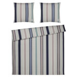TWEEZIJDIGE BEDDENBANK mako satijn blauw thumbnail 1