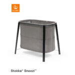 Wieg Snoozi beuken 59,7/76/87,1 cm zwart, grijs thumbnail 2