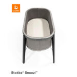 Wieg Snoozi beuken 59,7/76/87,1 cm zwart, grijs thumbnail 4