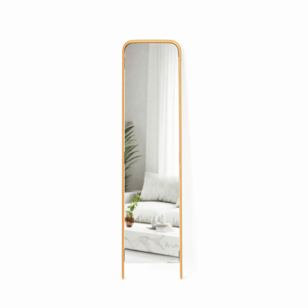 SPIEGEL, hout, metaal, glas