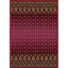 DECORATIEVE DEKEN GOUD DECOR 240/250 cm rood