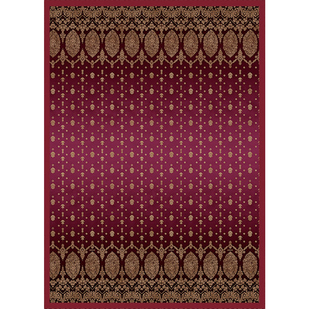 DECORATIEVE DEKEN GOUD DECOR 240/250 cm rood