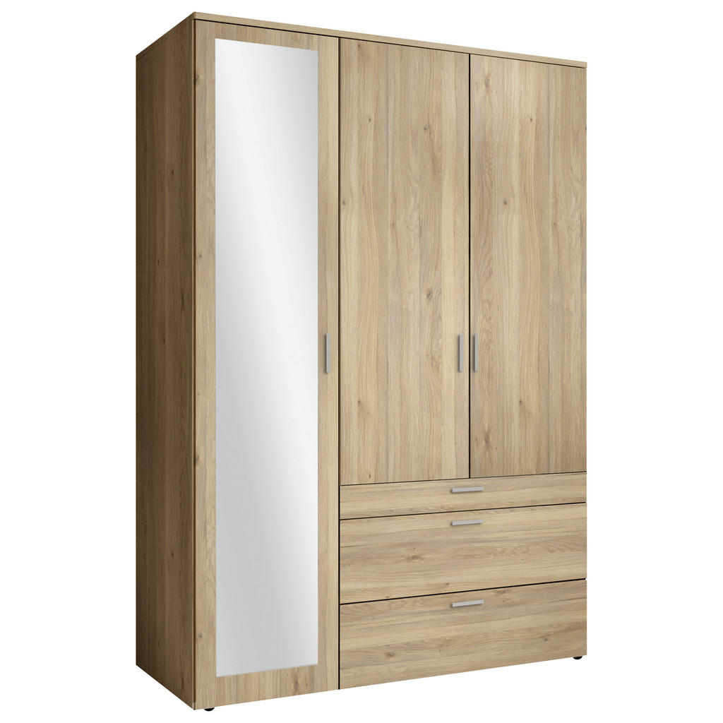 KAST MET KLASSIEKE DEUREN, eikenkleur