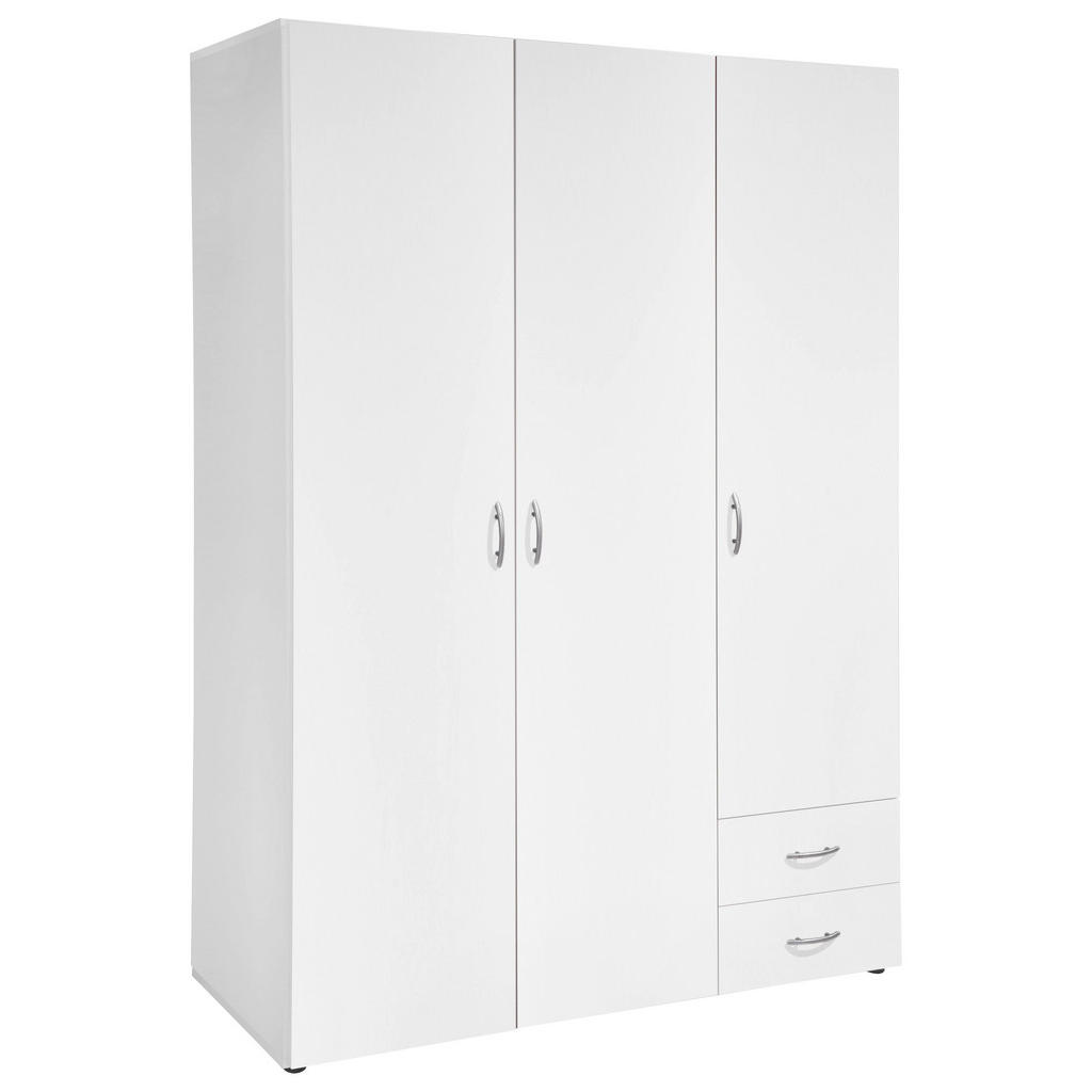 KAST MET KLASSIEKE DEUREN, wit