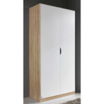 KAST MET KLASSIEKE DEUREN, wit, sonoma eiken thumbnail 2