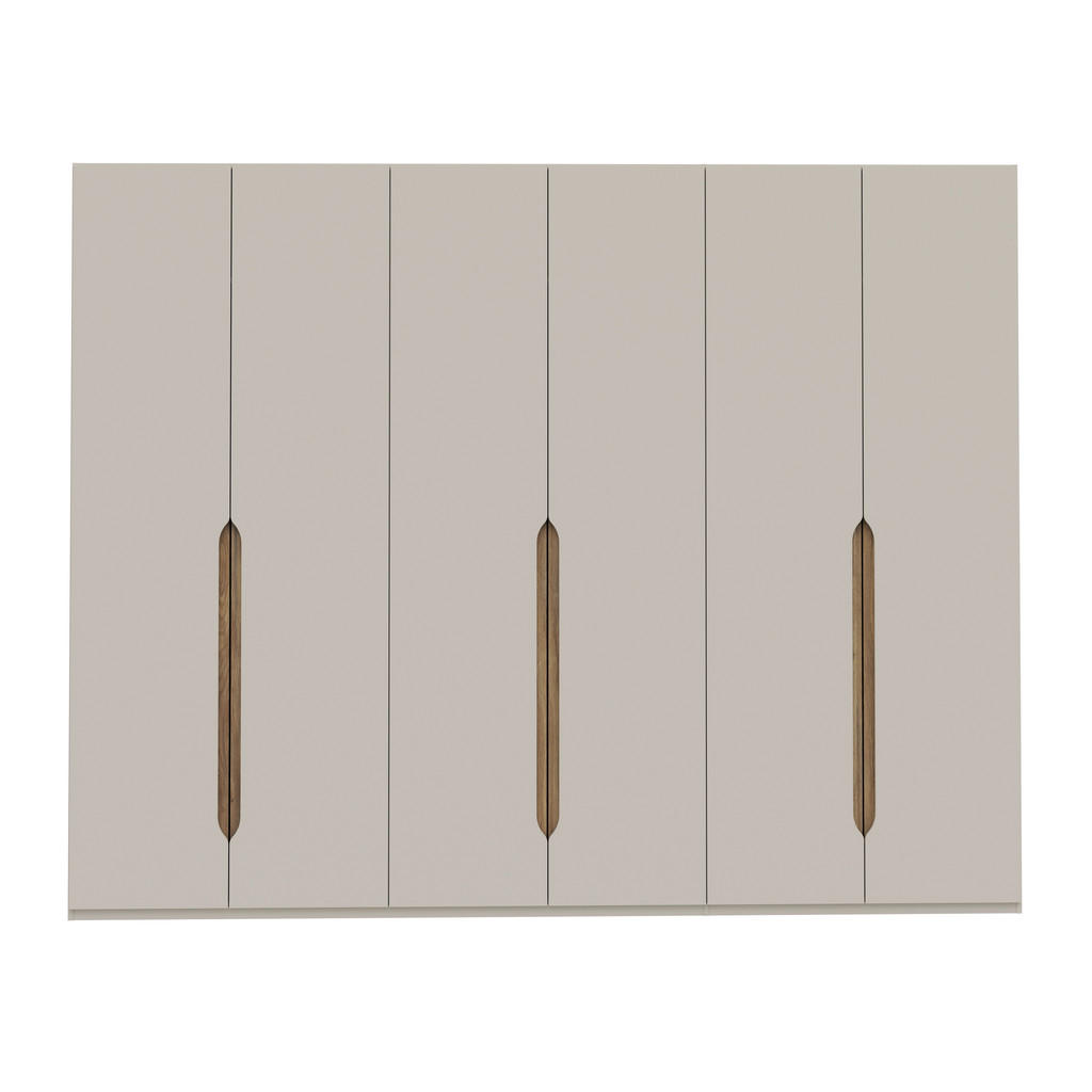 KAST MET KLASSIEKE DEUREN, eikenkleur, gebakken kleur