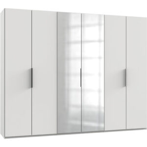 KAST MET KLASSIEKE DEUREN, wit