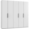 KAST MET KLASSIEKE DEUREN, wit
