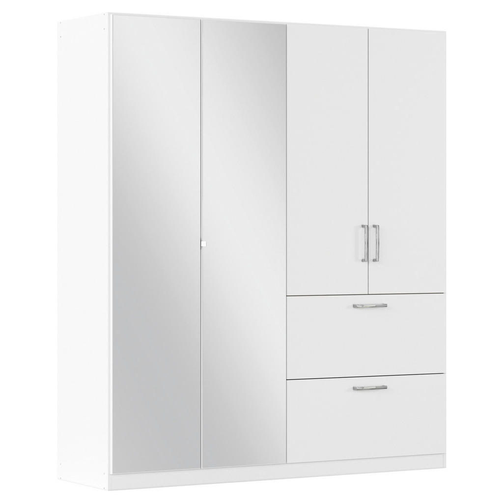 KAST MET KLASSIEKE DEUREN, wit