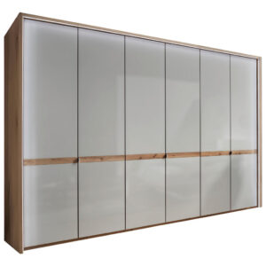 KAST MET KLASSIEKE DEUREN, eiken, champagnekleuren