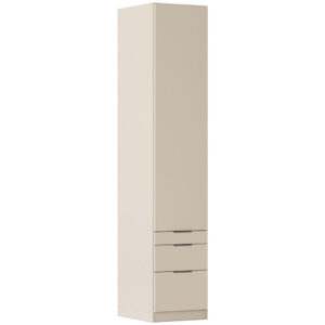 KAST MET KLASSIEKE DEUREN, champagnekleur