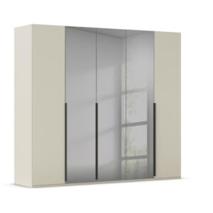 KAST MET KLASSIEKE DEUREN, grijs, champagnekleur