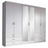 KAST MET KLASSIEKE DEUREN, wit