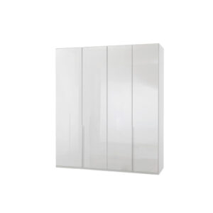 KAST MET KLASSIEKE DEUREN, wit