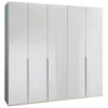 KAST MET KLASSIEKE DEUREN, wit, wit, hoogglans