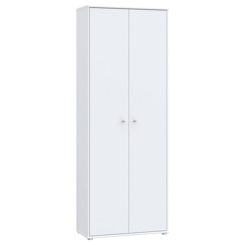 KAST MET KLASSIEKE DEUREN, wit