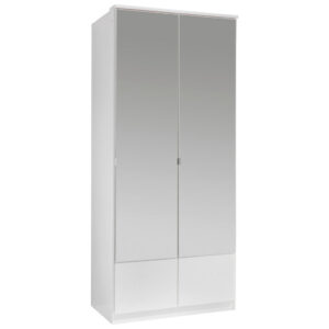 KAST MET KLASSIEKE DEUREN, wit
