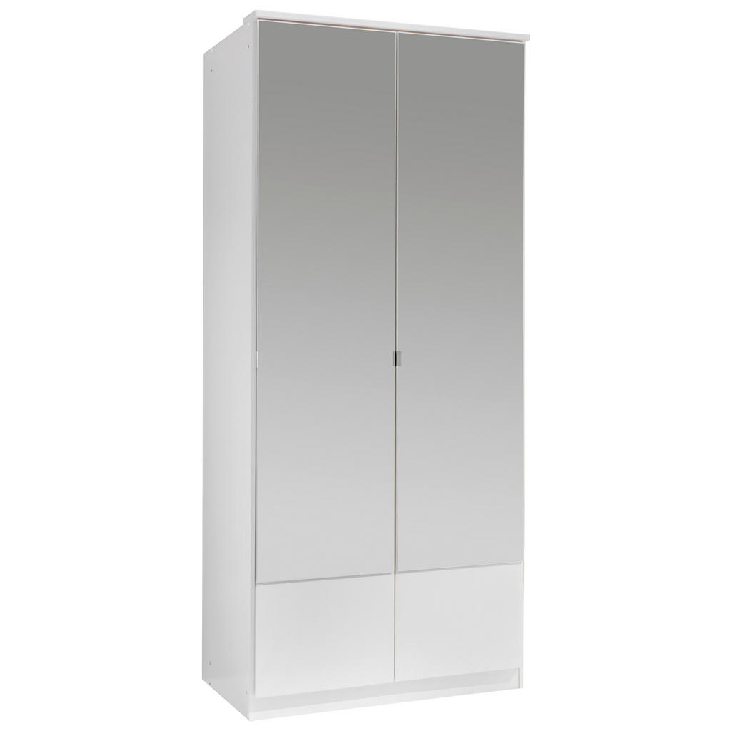 KAST MET KLASSIEKE DEUREN, wit